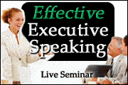 Effective Executive Speaking