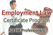 Employment Law Certificate Program For HR Professionals