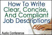 Easy Steps To Writing Accurate and Defensible Job Descriptions